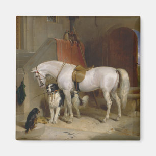 Horse hund Favorites målar konst Landseer Properti Magnet
