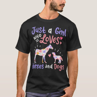 Horse Hund Horse Hund falkenstein-vänner  T Shirt