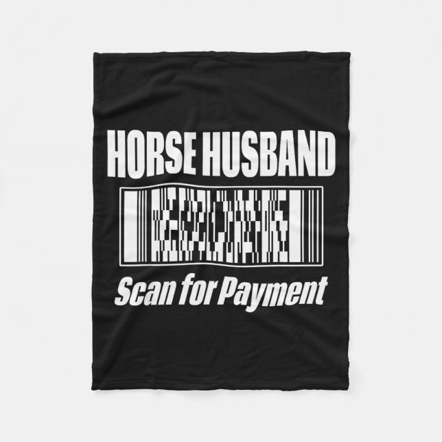 Horse Husband  Fleecefilt (Framsidan)