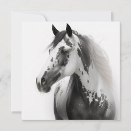 Horse Illustration Anteckningskort