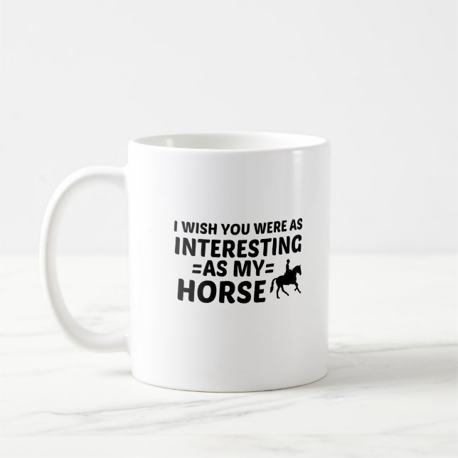 HORSE INTRESSANT KAFFEMUGG (Vänster)