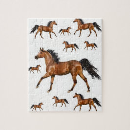 Horse Jigszle Puzzle Pussel