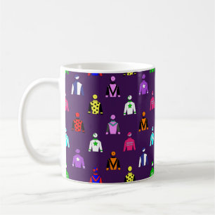 Horse Jockey Silke Mönster Kaffemugg