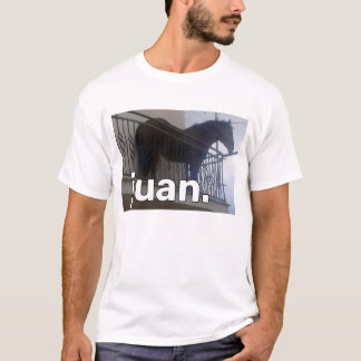Horse Juan Meme på Balcony T Shirt
