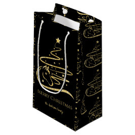 Horse Julgran Guld glitter Equestrian