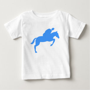 Horse Jumping - Baby blue Tröja