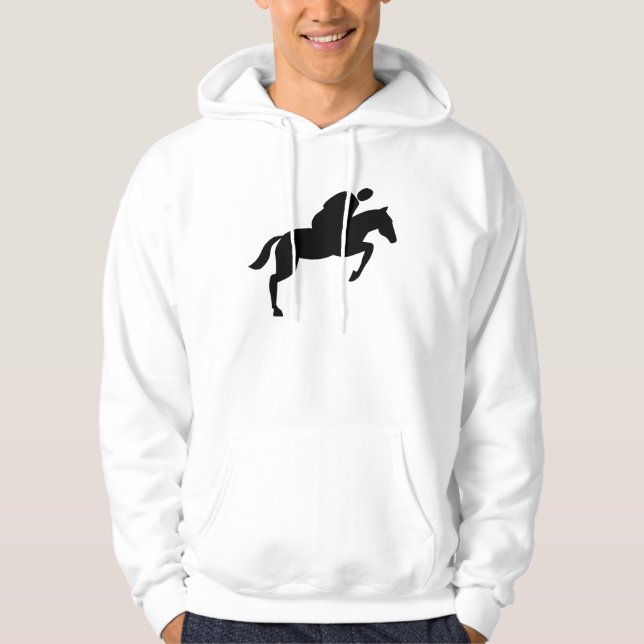 Horse Jumping - Black Munkjacka (Framsida)