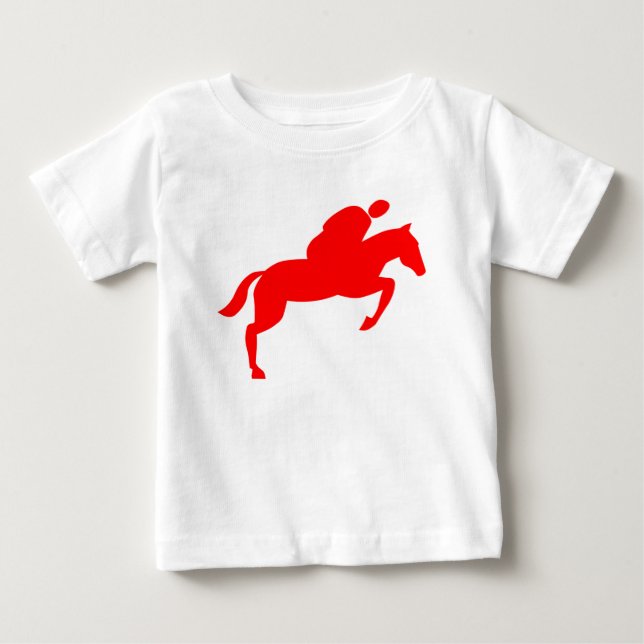 Horse Jumping - Red Tee (Framsida)