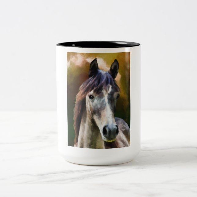 Horse kaffe mugg (Center)