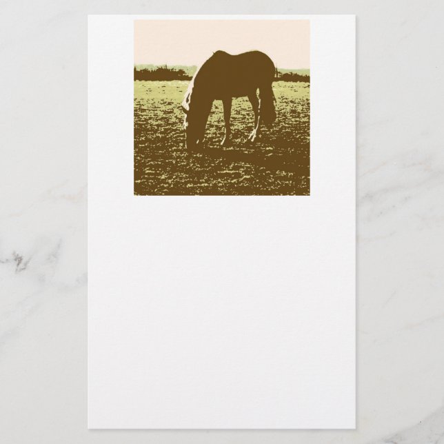 Horse Kärlek Brevpapper (Framsida)