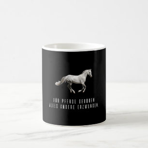 Horse Kärlek Hjärtslag Riding Kaffemugg