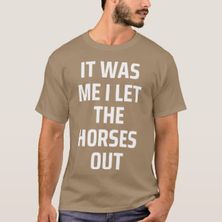Horse Kärlek Horses pappa Farm Equestrian fars dag T Shirt