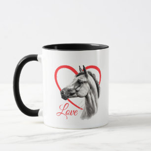 Horse Kärlek Mugg
