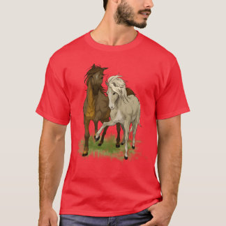 Horse kärlek teckning från levande hästar t shirt