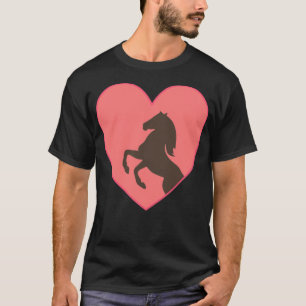 Horse kärlek visar hoppande sport t shirt