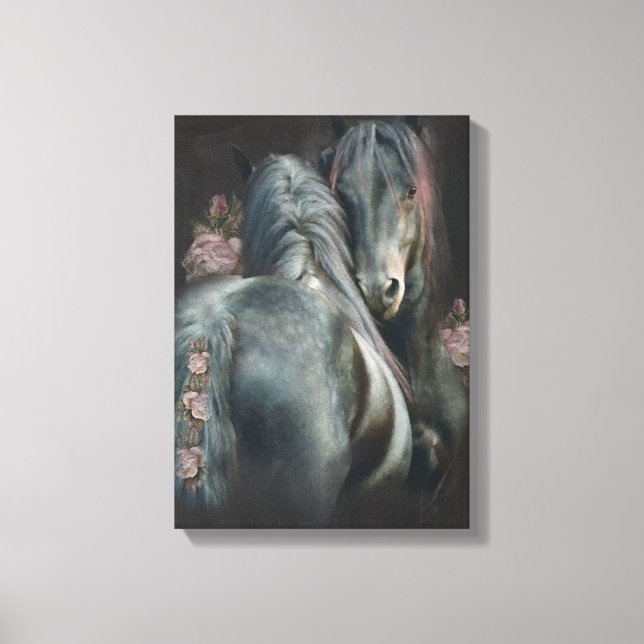 Horse Kärlek - Wrapped Canvas (Framsida)