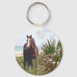 Horse Keychain Beach Nyckelring