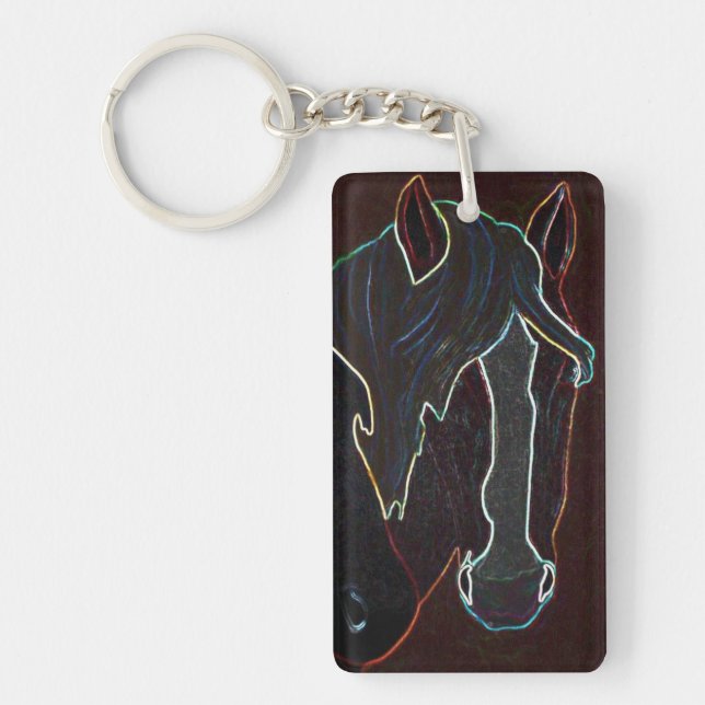 Horse Keychain Nyckelring (Framsidan)