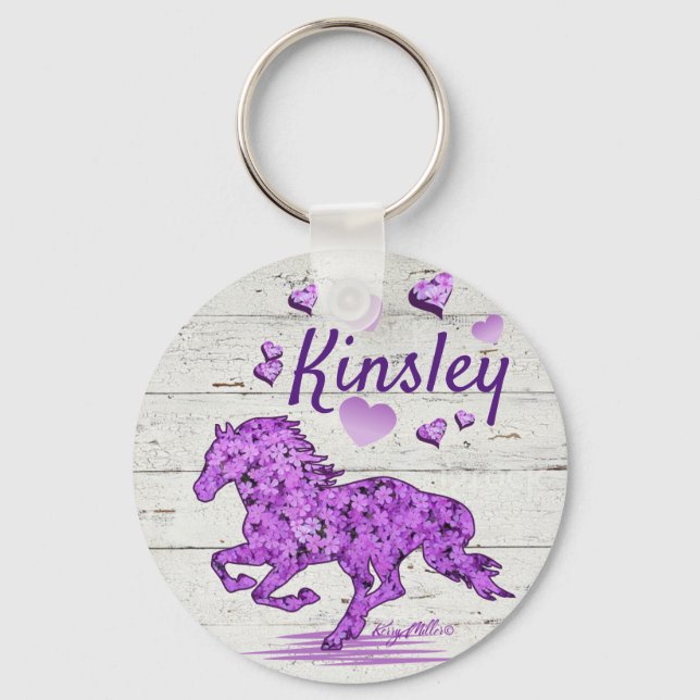 Horse Keychain Nyckelring (Framsida)