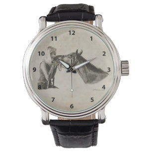 Horse Kisses Artwork Armbandsur