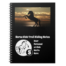 Horse Klubb Trail Riding Monogram Photo
