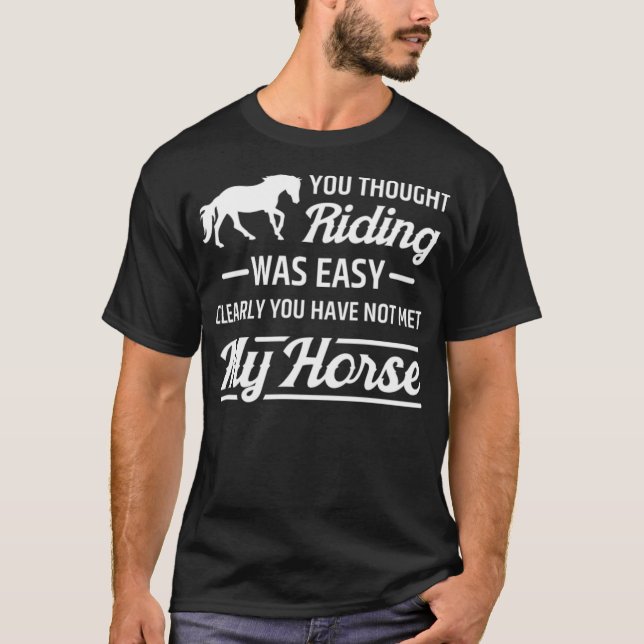 Horse land horseman  t shirt (Framsida)
