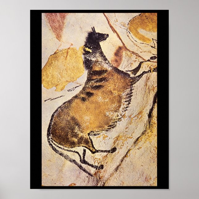Horse', Lascaux, Dordogne_Art of Antiquity Poster (Framsidan)