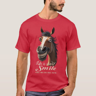 Horse Laughs och Showseeth med familjen Horseshoe T Shirt