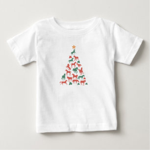 Horse Lover Animal God jul, Julgården Anima T Shirt