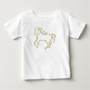 Horse Lover Animal God jul, Julgården Anima T Shirt