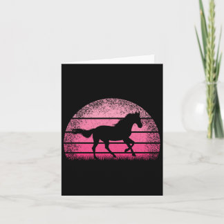 Horse Lover Cowgirl Rosa Western Kort