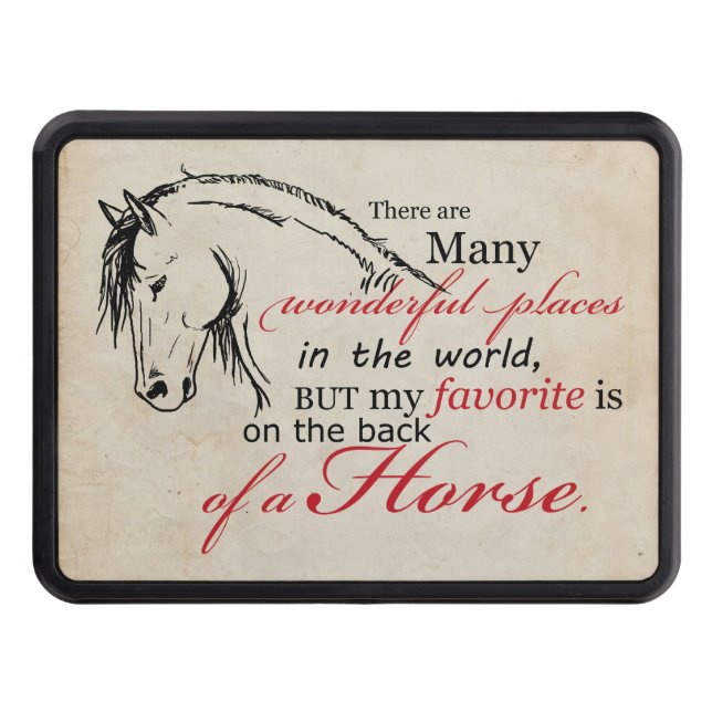 Horse Lover Dragkroksskydd (Framsidan)