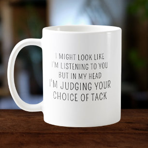 Horse Lover Equestrian Gift Funny, eget namn Kaffemugg