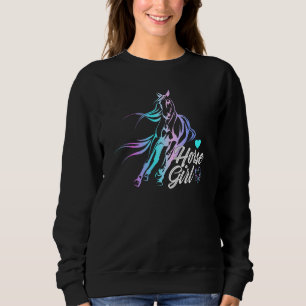 Horse Lover Equestrian Girls Väster T Shirt