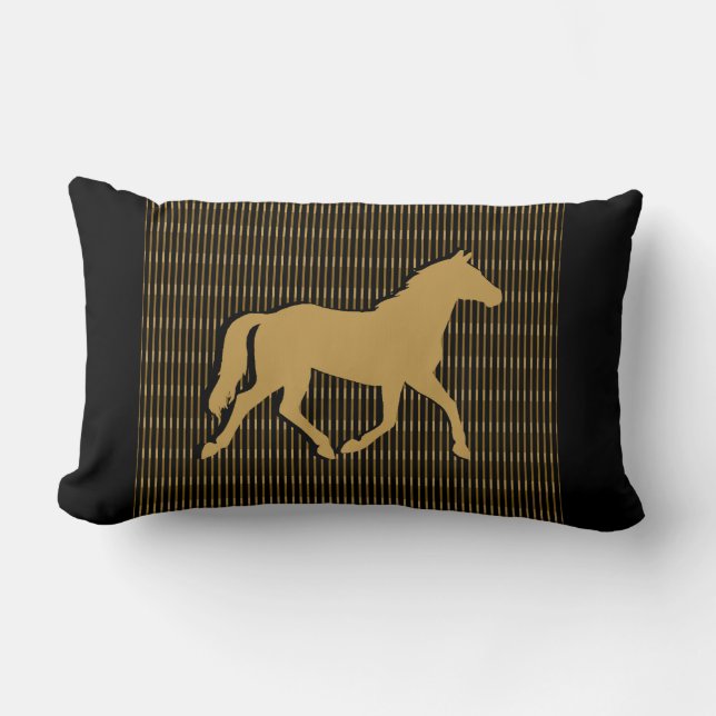 Horse Lover Equestrian Lumbarkudde (Framsida)