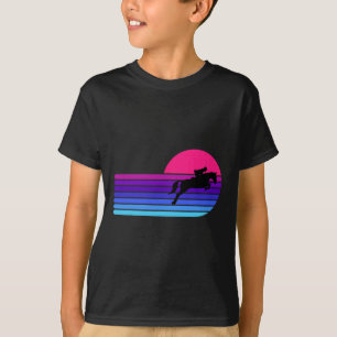 Horse Lover Equestrian Retro Sol T Shirt