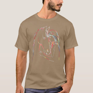 Horse Lover Equestrianska vänner T Shirt