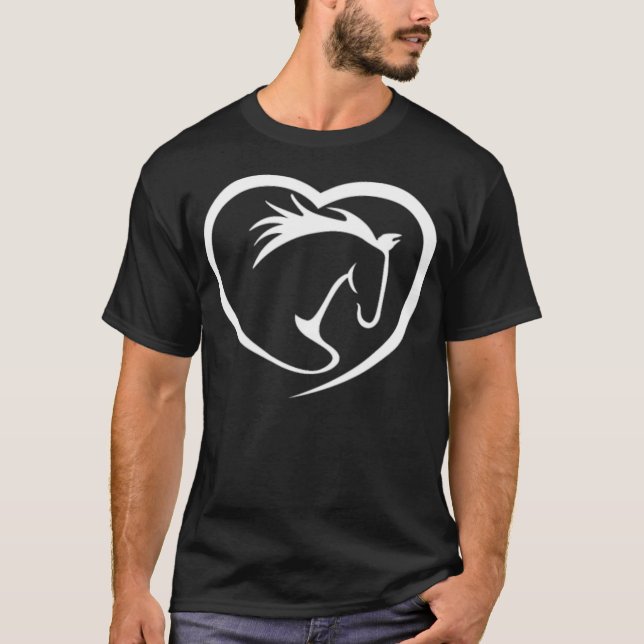 Horse Lover Gift för alla som Kärlek rodeo är T Shirt (Framsida)