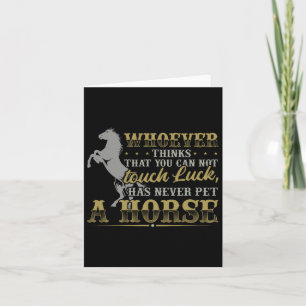 Horse Lover Gift Women Equestrian Girl Horseback R Kort