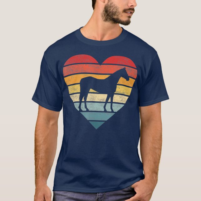 Horse Lover Gifts  Equestrian T Shirt (Framsida)