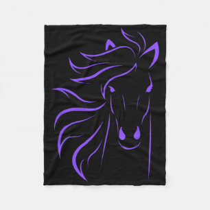 Horse Lover Gifts Womens Equestrian Manar Horsebac Fleecefilt