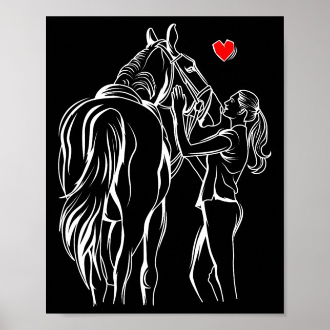 Horse Lover Girl  Poster (Framsidan)