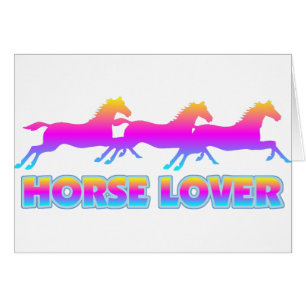 Horse Lover Hälsningskort