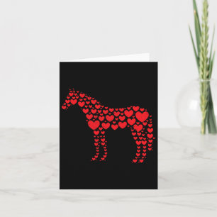Horse Lover Heart Gift Horseback Rider& Ridin Kort