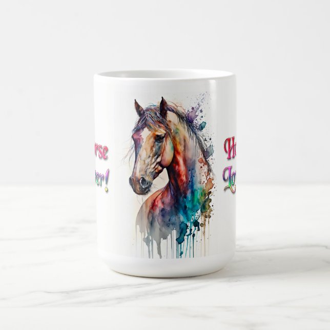 Horse Lover Horse Mom Equestrian Mug Kaffemugg (Center)