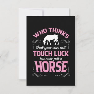 Horse Lover jag har en häst Tack Kort