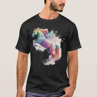 Horse Lover Kärlek och Power Boy T Shirt