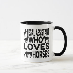 Horse Lover Legal Assistant Mugg
