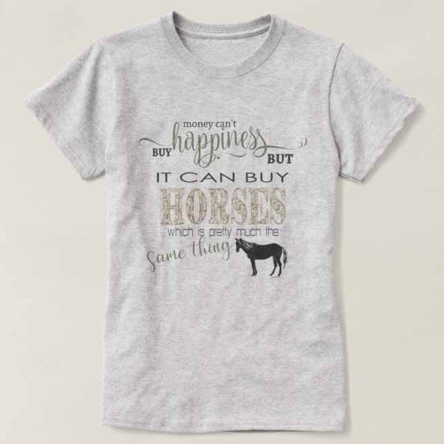 HORSE LOVER | Pengar kan inte köpa lycka Tröja (Design framsida)