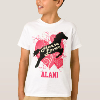 Horse Lover Personlig Alani T Shirt